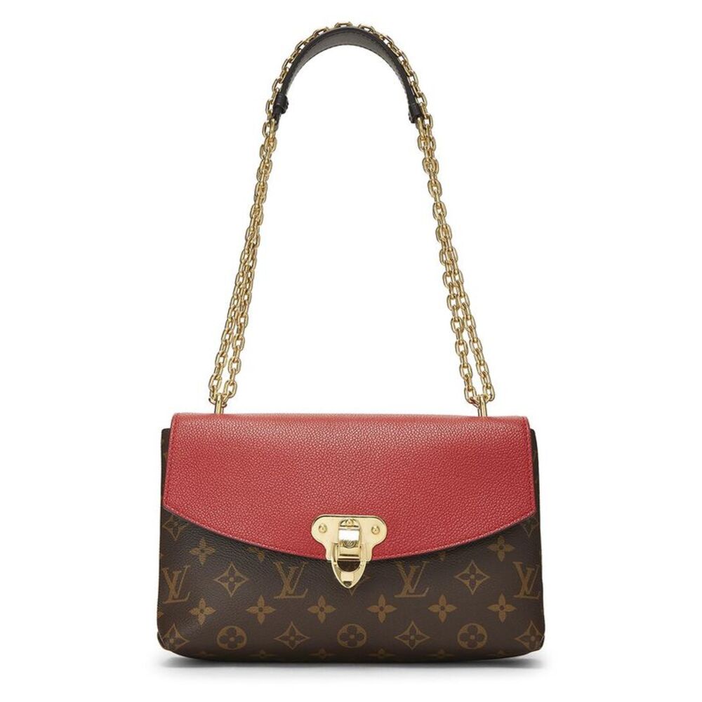 Louis Vuitton Red Monogram Coated Canvas Saint Placide (Authentic Pre-Loved)